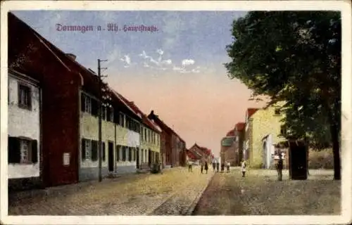 Ak Dormagen am Niederrhein, Hauptstraße