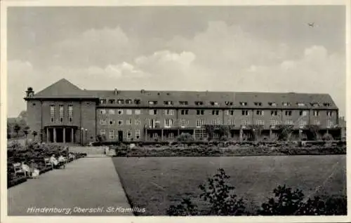 Ak Zabrze Hindenburg Oberschlesien, Oberschule Sankt Kamillus