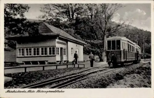 Ak Friedrichroda im Thüringer Wald, Thüringerwaldbahn