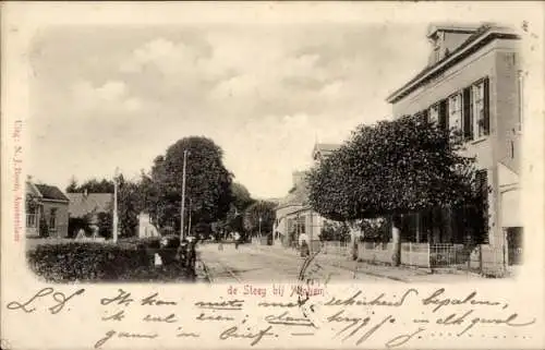 Ak De Steeg Rheden Gelderland, Dorpsgezicht, Straßenpartie