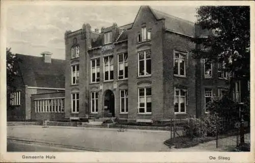 Ak De Steeg Rheden Gelderland, Gemeindehaus