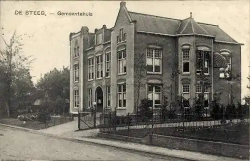 Ak De Steeg Rheden Gelderland, Rathaus