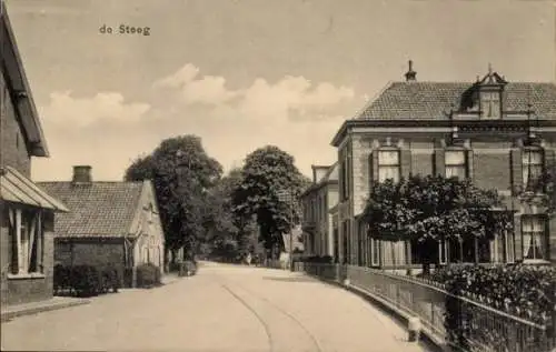 Ak De Steeg Rheden Gelderland, Straßenansicht