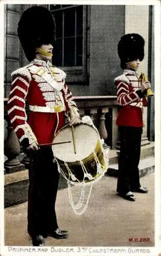 Ak Trommler und Hornist, 3. Coldstream Guards