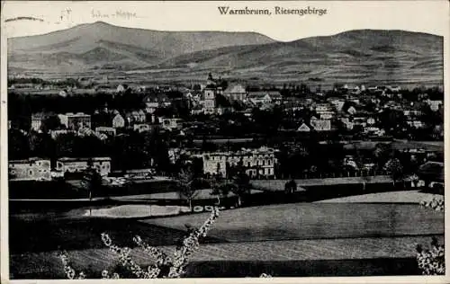 Ak Cieplice Śląskie Zdrój Bad Warmbrunn Riesengebirge Schlesien, Panorama