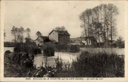 Ak La Chartre sur Loir Sarthe, Eine Ecke des Loir