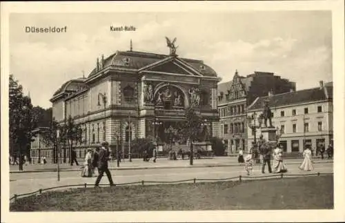 Ak Düsseldorf am Rhein, Kunst-Halle