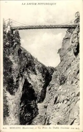 Ak Modane Savoie, Le Pont du Diable