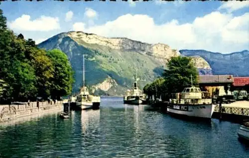 Ak Annecy Haute Savoie, Lac, Port, Mont Veyrier