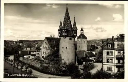 Ak Lindau am Bodensee Schwaben, Diebsturm