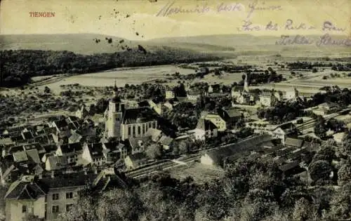 Ak Waldshut Tiengen am Hochrhein, Panorama