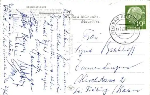Ak Waldporzheim Bad Neuenahr Ahrweiler, Bauernschänke, W. Dederich