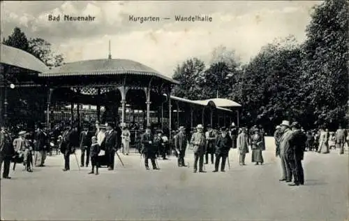 Ak Bad Neuenahr Ahrweiler in Rheinland Pfalz, Kurgarten, Wandelhalle