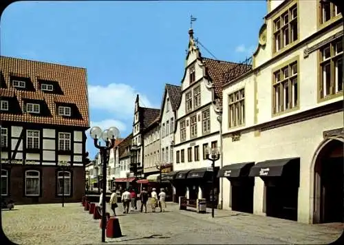 Ak Lemgo in Lippe, Markt, westliche Mittelstraße, Haus Wehrmann, Haus Thospann