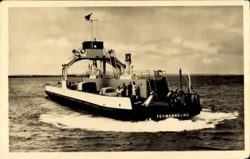 Ak Insel Fehmarn Ostholstein, Fährschiff Fehmarnsund