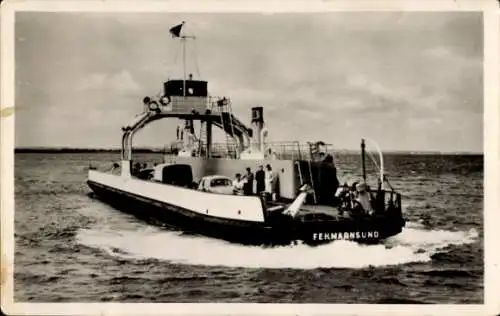 Ak Insel Fehmarn Ostholstein, Fährschiff Fehmarnsund