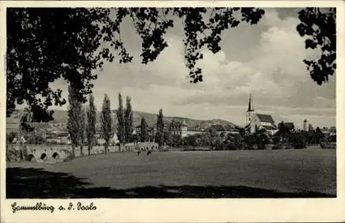 Ak Hammelburg in Unterfranken Bayern, Gesamtansicht