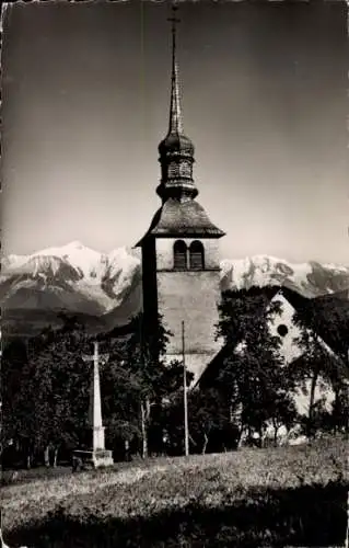 Ak Cordon Haute Savoie, Le Clocher, Mont Blanc