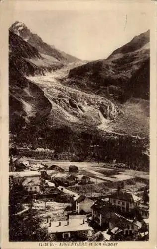 Ak Argentière Haute Savoie, Panorama, Gletscher