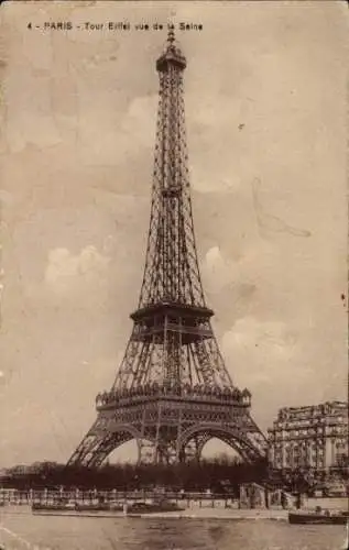 Ak Paris VII, Der Eiffelturm, Eiffelturm