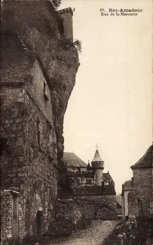 Ak Roc Amadour Rocamadour Lot, Rue de la Mercerie