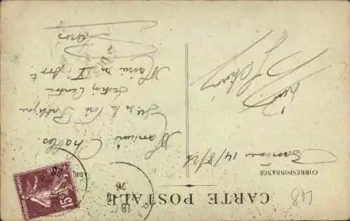 Ak Barrême Alpes de Haute Provence, Gévaudan, Gesamtansicht