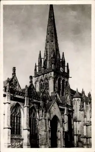 Ak Carentan Manche, Kirche Notre-Dame