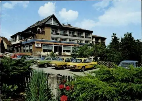 Ak Hummersen Lügde im Weserbergland, Hotel-Restaurant Lippische Rose