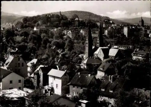 Ak Siegen in Westfalen, Blick zum Oberen Schloss