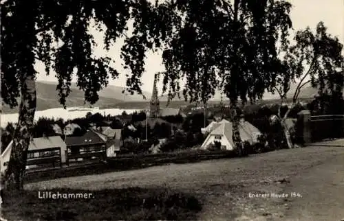 Ak Lillehammer Norwegen, Gesamtansicht