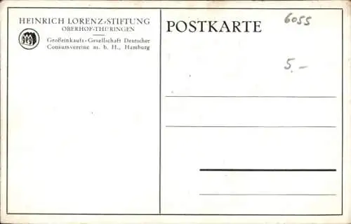 Künstler Ak Oberhof im Thüringer Wald, Heinrich Lorenz Stiftung