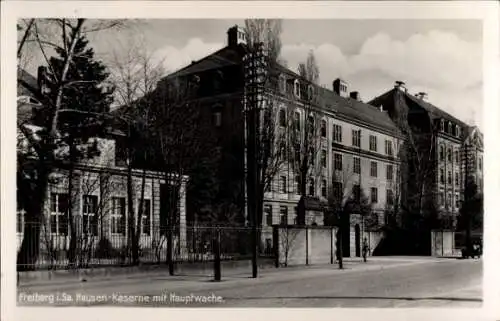 Ak Freiberg in Sachsen, Hausenkaserne, Hauptwache