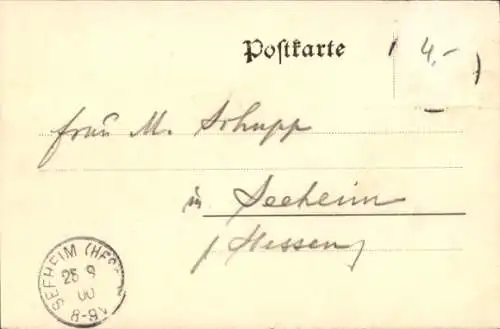 Ak Dampfer Kaiserin Auguste Victoria auf dem Rhein