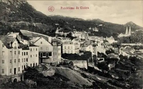 Ak Sintra Cintra Portugal, Panorama