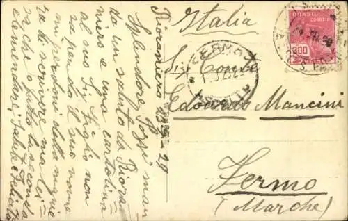 Ak Rio de Janeiro Brasilien, Avenida Rio Branco