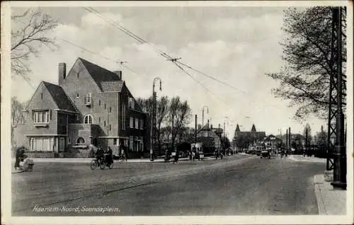 Ak Haarlem Nordholland Niederlande, Soendaplein