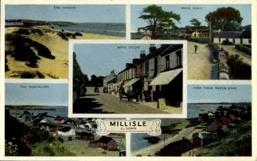 Ak Millisle Nordirland, Bungalows, Knowes, Main Street, Moss Road, Raven Bank