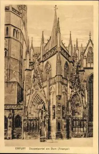 Set von 16 AK Erfurt , diverse Ansichten