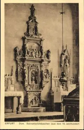 Set von 16 AK Erfurt , diverse Ansichten