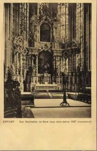 Set von 16 AK Erfurt , diverse Ansichten