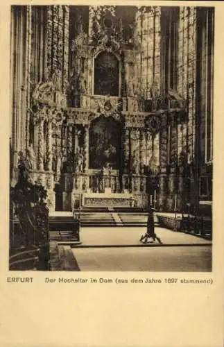 Set von 16 AK Erfurt , diverse Ansichten