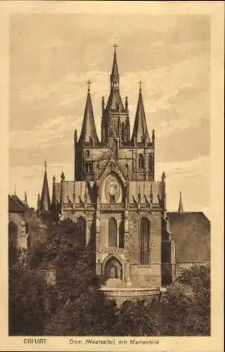 Set von 16 AK Erfurt , diverse Ansichten