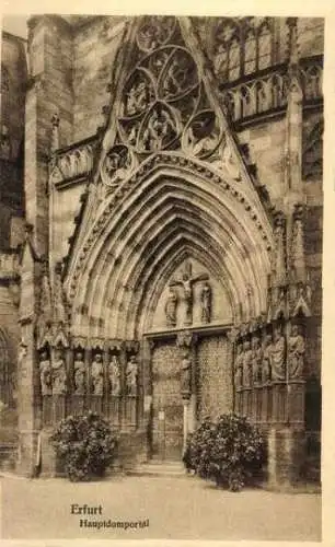 Set von 16 AK Erfurt , diverse Ansichten