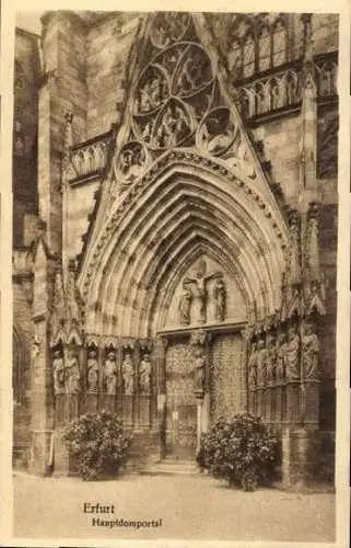 Set von 16 AK Erfurt , diverse Ansichten