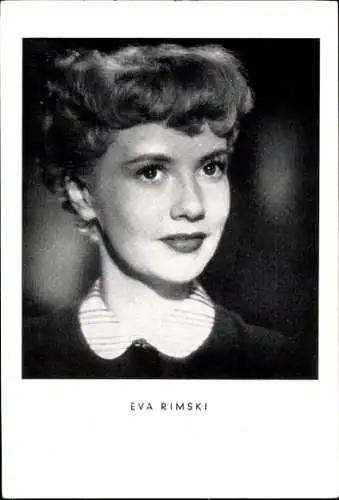 Ak Schauspielerin Eva Rimski, Portrait