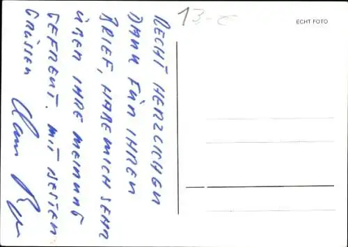 Ak Schauspieler Claus Ringer, Portrait, Autogramm
