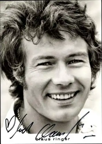 Ak Schauspieler Claus Ringer, Portrait, Autogramm