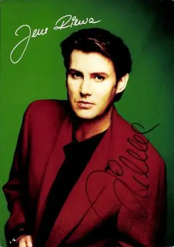 Ak Schauspieler Jens Riwa, Portrait, Autogramm