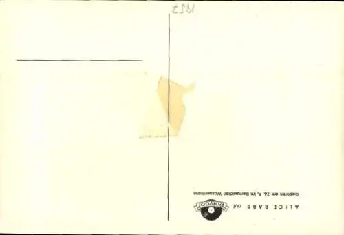 Ak Sängerin Alice Babs, Portrait, Autogramm