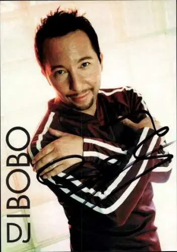 Ak Sänger DJ Bobo Portrait, Autogramm, Sänger